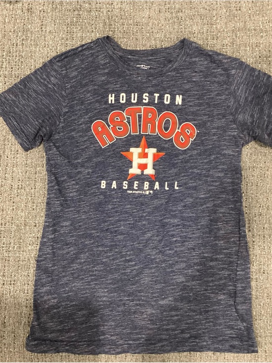 Genuine Merchandise Other - Genuine Merchandise Houston Astros Heather Navy Tee with Orange Logo